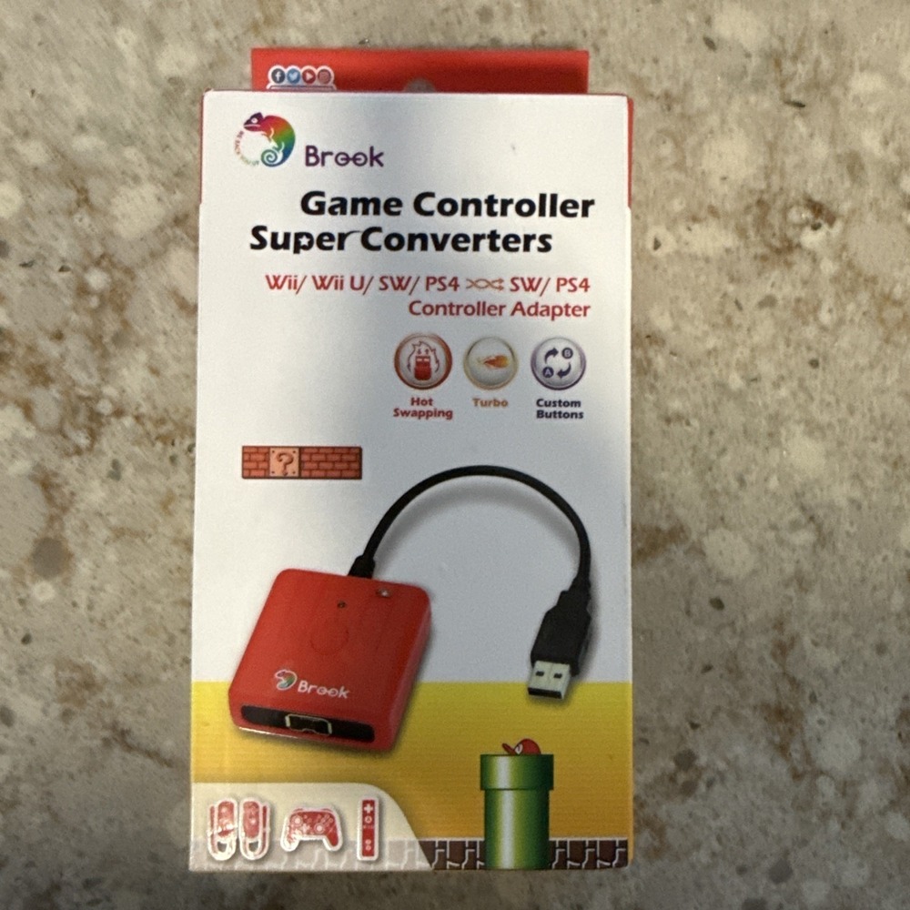Brook Wii WiiU Nintendo Switch PS4 Game Controller to Nintendo Switch PS